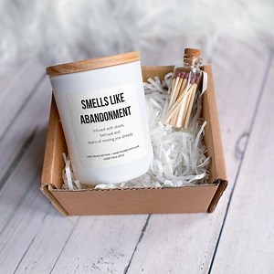 Smells Like Abandonment Farewell Gift for Colleague Friend Coworker Scented Candle Work Leaving Going Away New Job Moving Retirement Leaving - Etsy