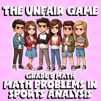 Math Problems in Sports Analysis THE UNFAIR GAME - No Prep Grade 8 Math Review
