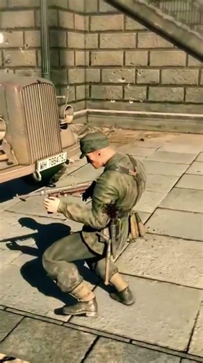 SNIPER ELITE V2 REMASTER. ЧТО В БОК ЧТО ПОБОКУ)))#game #gaming #shorts