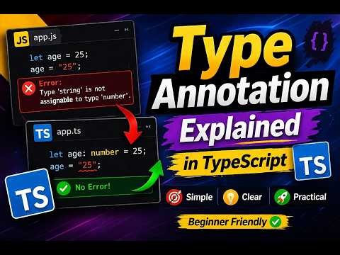 Type Annotations is Typescript 2026