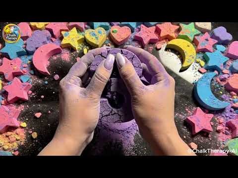 ASMR Chalk Color Storm — PART 4 Number 3 💜