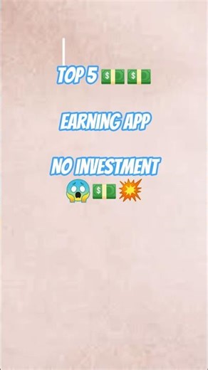 !Top 5 earning apps 2026!💵🔥#shortsfeed #earningapp