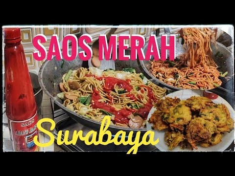 Making Fried Noodles with Surabaya Red Sauce