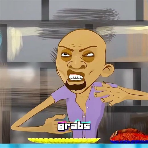 the man has not eaten anything for a full month#animated #shorts #animation