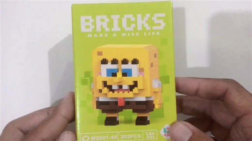 Tutorial: Building Spongebob Bricks with LEGO Blocks!
