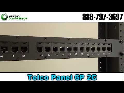 Cat3 24 Port Telco Patch Panel | 1U Rackmount | RJ11 2 Conductor