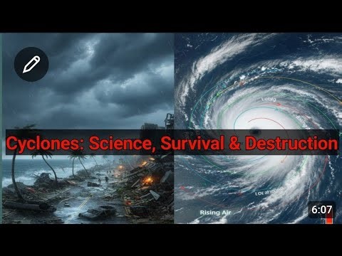 Cyclones Explained: In Animation style.From Ocean Heat to Total Destruction
