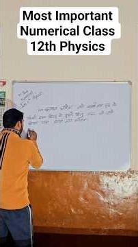 Important Numerical 6/// Class 12th Physics.....