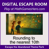 Rounding to the nearest 10th | Digital Math Escape Room Game