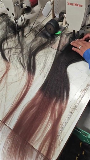 sewing machine to make wigs. #machine #wigs