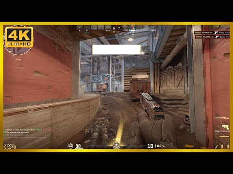 Counter Strike 2 Golden Ranked Gameplay 4K