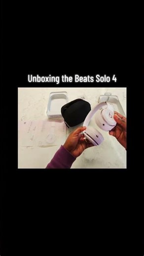 Unboxing the Beats Solo 4 Headphone