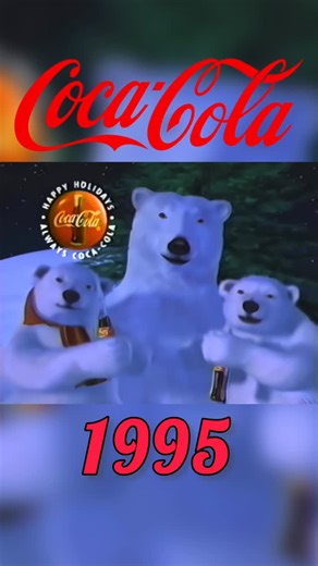 Relivethe90s on Instagram: "Coca-Cola Polar Bears Holiday Commercial (1995) - - #cocacola #throwback #nostalgia #christmas #90s"