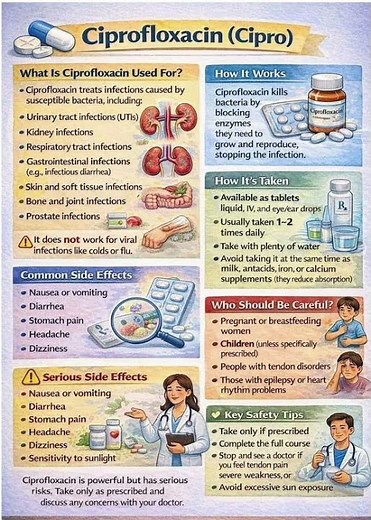 Ciprofloxacin (Cipro) Explained | Uses, Dosage, Side Effects & Safety Tips for Students