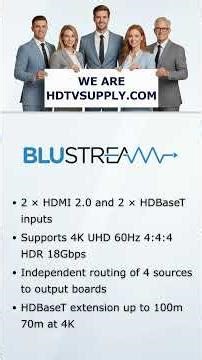 Blustream PRO-IN2H2TCS-V2 4-Way HDMI 2.0 & HDBaseT CSC Input Board