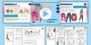 Year 4 Diving into Mastery: Step 14 Correspondence Problems Teaching Pack