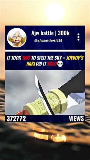 Joyboy's haki Split the Sky Solo💀 episode 1153 #onepiece #joyboy