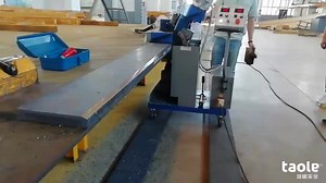 TMM-100L Angle Adjustable Steel Plate Edge Milling Machine for 8-100mm Thickness Plate