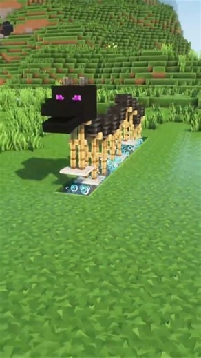 How to Build a WORKING Dancing Dragon in Minecraft! ⚒️ #Minecraft #MinecraftHacks #gaming