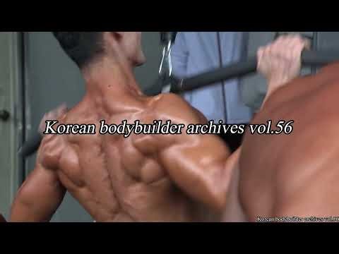 Korean bodybuilder at the 63rd Gyeongnam Sports Festival 2024 Day1 weight-in and pose down