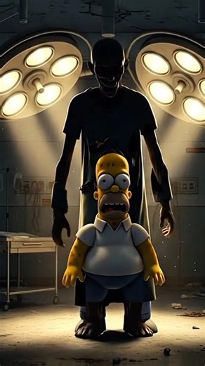 Creepy Simpsons in Haunted Asylum 😱 | Horror Edit"#bartsimpson #scarymoment #terror