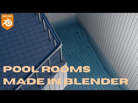 Blender Pool Rooms animation | Pool Rooms