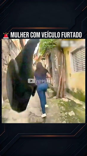Mulher é detida pela PM com Veículo Furtado #pmsp #rocam #policia