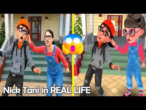 Nick and Tani Funny Story Game Vs REAL LIFE New videos funny pranks