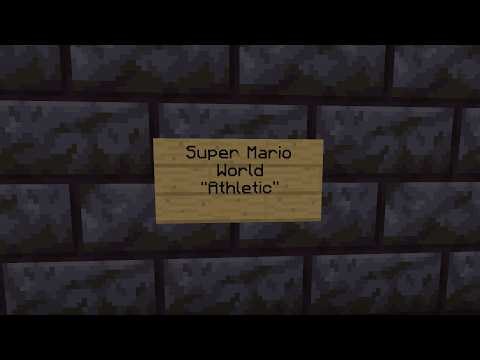 Super Mario World "Athletic" - Minecraft Note Block Song