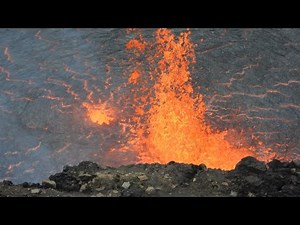 Kīlauea summit eruption in Halemaʻumaʻu crater - southern crater rim - October 2, 2021