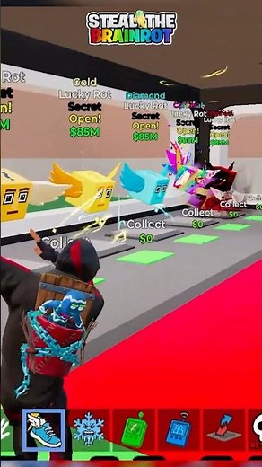 The results of opening the secret lucky lot from Steal the Brain Rot 💀 #Fortnite #brainrot