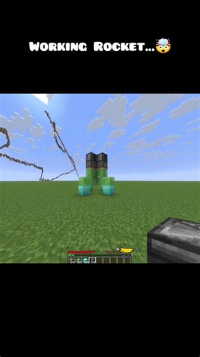 Working Rocket in Minecraft #minecraft