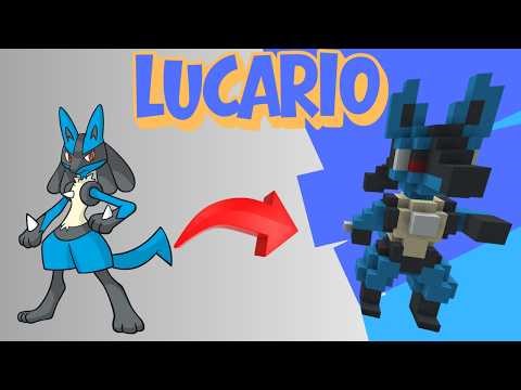 I Built LUCARIO in Minecraft!