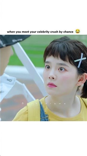 When you meet your celebrity crush by chance 😂 | My Deskmate Romantic Scene #shortsfeed #fy