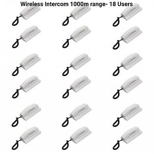 WIRELESS INTERCOM PHONE WITH INBUILT BATTERY - 20 USERS