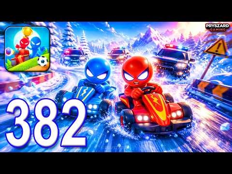 Stickman Party - Gameplay Part 382 - Random Funny MiniGames 1 2 3 4 Plyer Free New Update Adventure