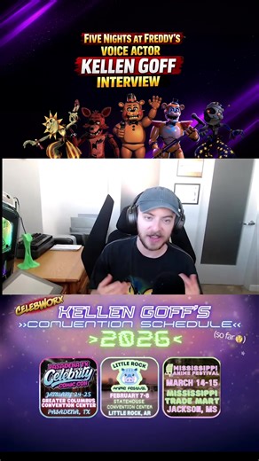 Bionic Buzz interviewed #voiceactor #KellenGoff over Zoom, where we talked about where his passion for voice acting began 🎙️. Kellen is the voice of Toy Freddy in #FiveNightsatFreddys2 and Foxy in the box-office hit #FiveNightsatFreddys film. #FNAF - Follow us for more celebrity interviews.