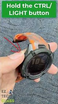 ⌚️Soft Reset Garmin Instinct 2X Solar in Seconds | LIGHT/CTRL Button Reset Method No Data Lost⚡