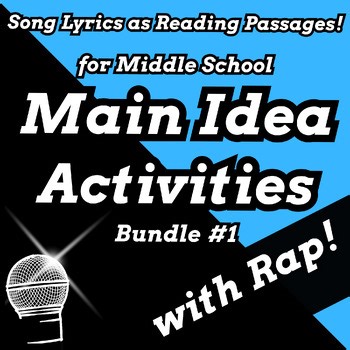 Main Idea and Supporting Details Worksheets with Passages 5th 6th and 7th Grade