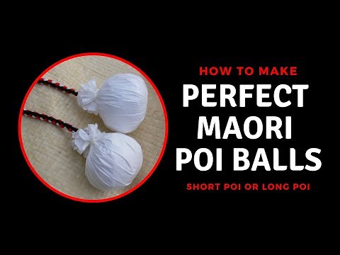 How to make Maori poi balls—long or short