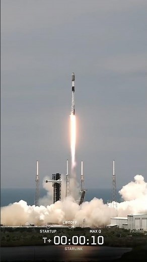 LIFTOFF! Falcon 9 launches Starlink Group 10-38 into Orbit