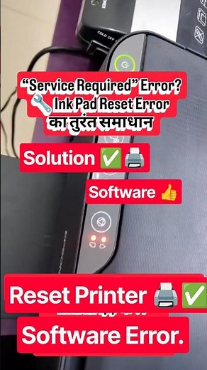 Red Light Blinking on Epson L3210 Printer 🖨️ | Resetter software download | how to fix epson l3210
