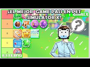¿Cuál es el MEJOR GAMEPASS en Pet Simulator X? Tier List ROBLOX PSX