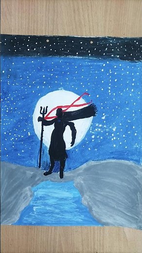 Drawing of Lord Shiva || Nick the painting