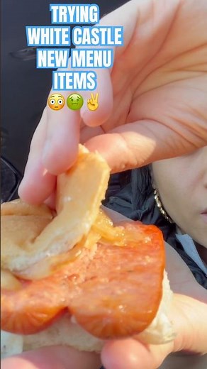 WE TRIED THE NEWEST ITEMS ON THE WHITE CASTLE MENU SO YOU DONT HAVE TO #whitecastle