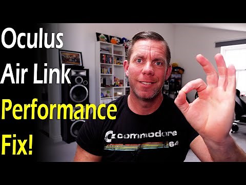 Oculus Air Link Performing Like Poo? Horribly Slow & Laggy? Here's a fix! :)