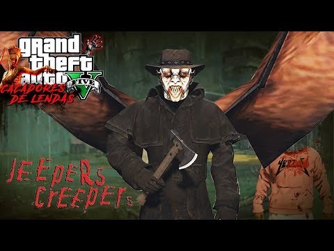 A LENDA DO JEEPERS CREEPERS / OLHOS FAMINTOS!! GTA 5 Caçadores de lendas