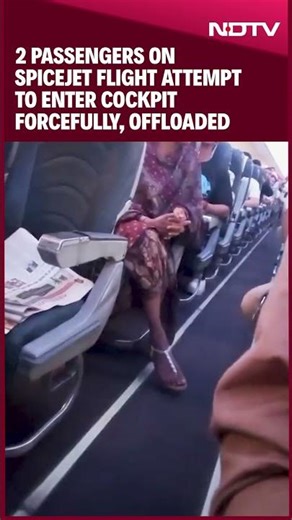 "AC Chala De": Chaos On SpiceJet Plane, 2 Fliers Tried To Enter Cockpit