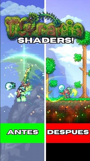Shaders in Terraria☀️!! In 1 minute (at least) #terraria #tmodloader #steam #curiosities #gaming