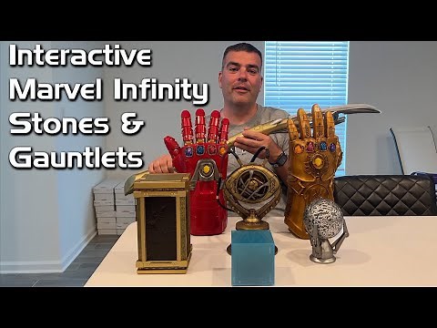 Unboxing Interactive Marvel Infinity Stones and Gauntlets from Epcot